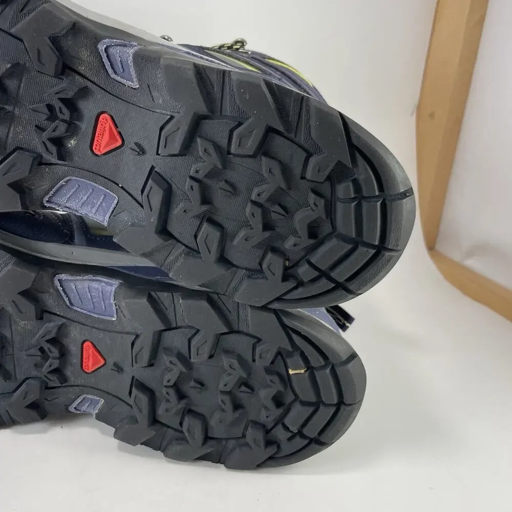 Salomon X Ultra 3 Mid GTX Womens Size 9 Blue Waterproof Hiking Boots Gore-Tex